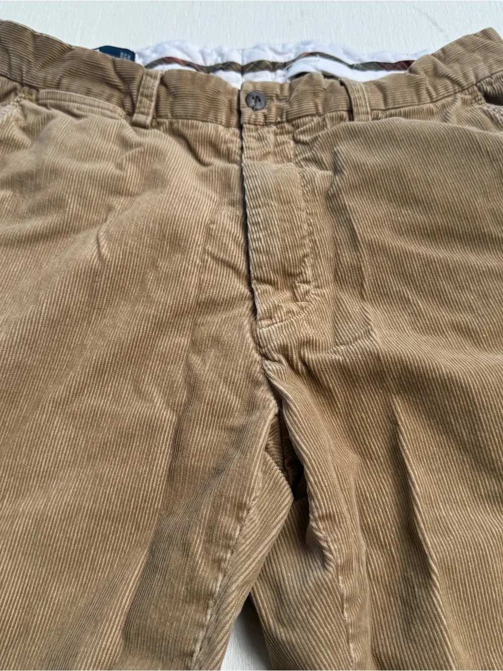 Vintage Polo Ralph Lauren Prospect Corduroy Pants Mens 33x32 Brown 100% Cotton
